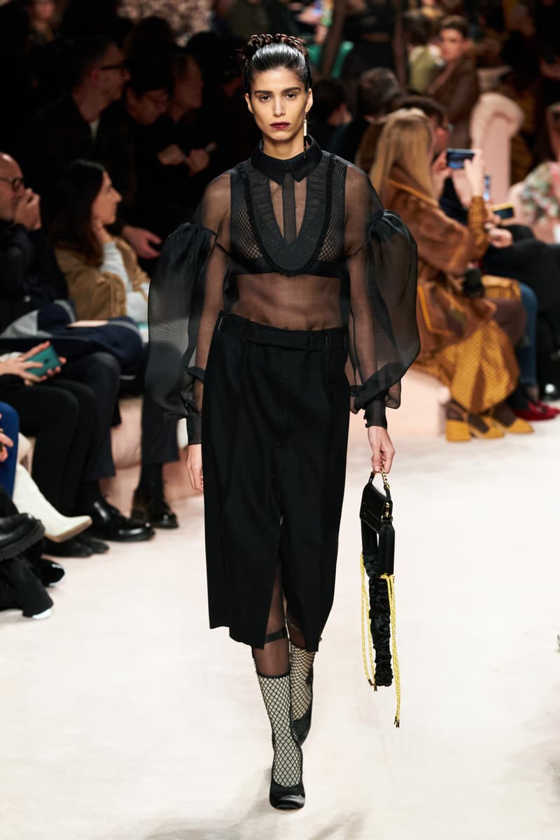 fendi fall 2020 ready to wear Milan fashion show