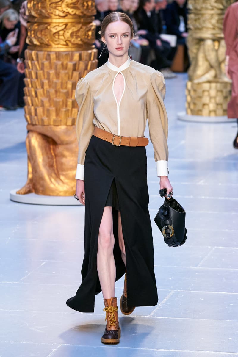 Chloé paris fashion show 2020 fw Sofia Steinberg model