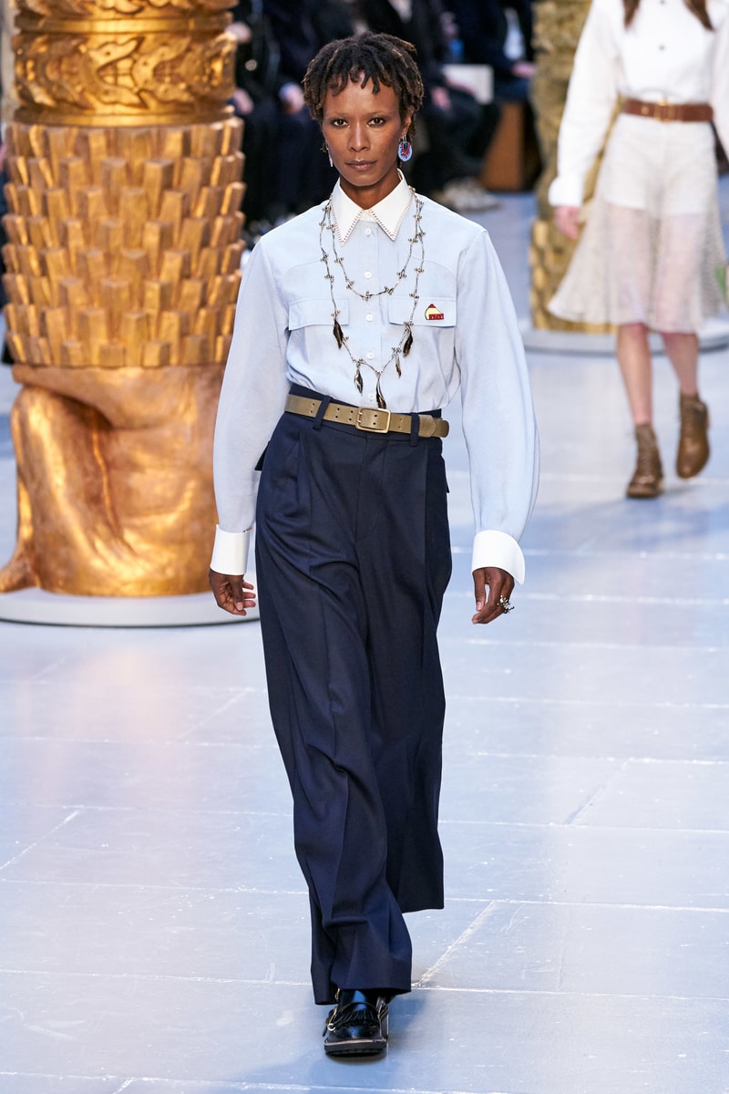 Chloé paris fashion show 2020 fw Sofia Steinberg model