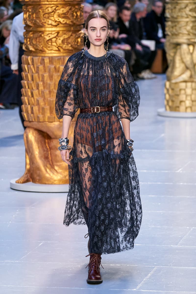 Chloé paris fashion show 2020 fw Sofia Steinberg model