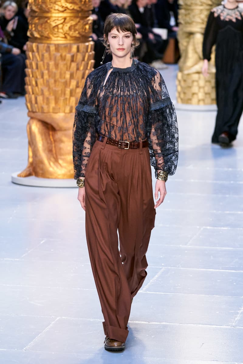 Chloé paris fashion show 2020 fw Sofia Steinberg model