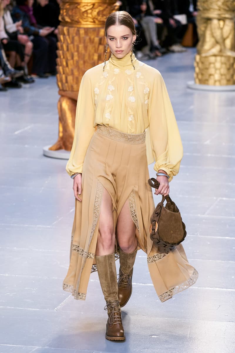 Chloé paris fashion show 2020 fw Sofia Steinberg model