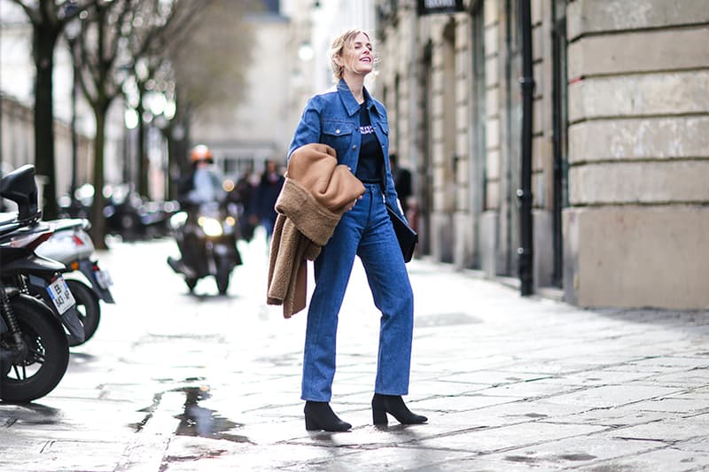 alexa chung denim outfit ideas for 30 plus