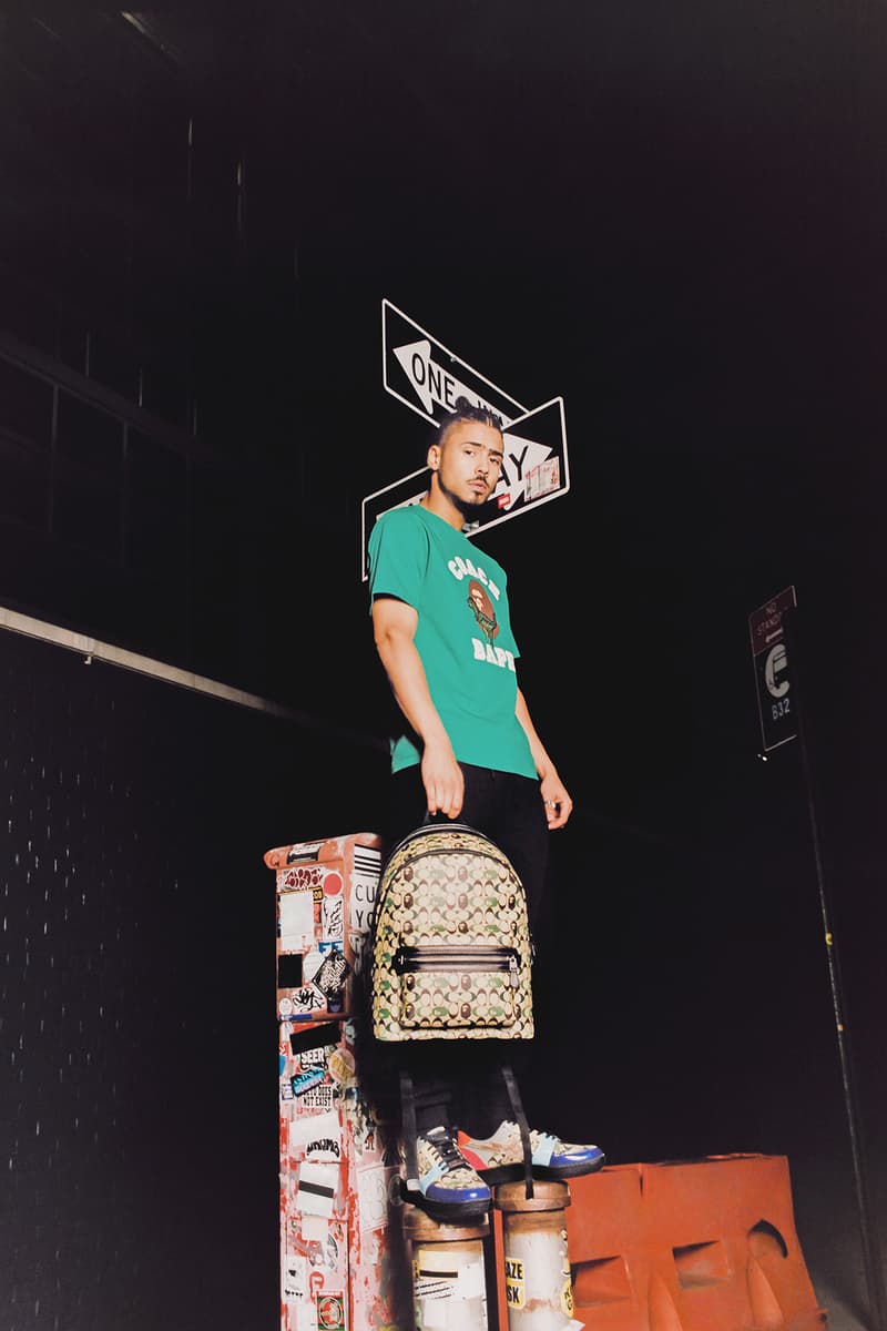 koki bape x coach Collection lookbook