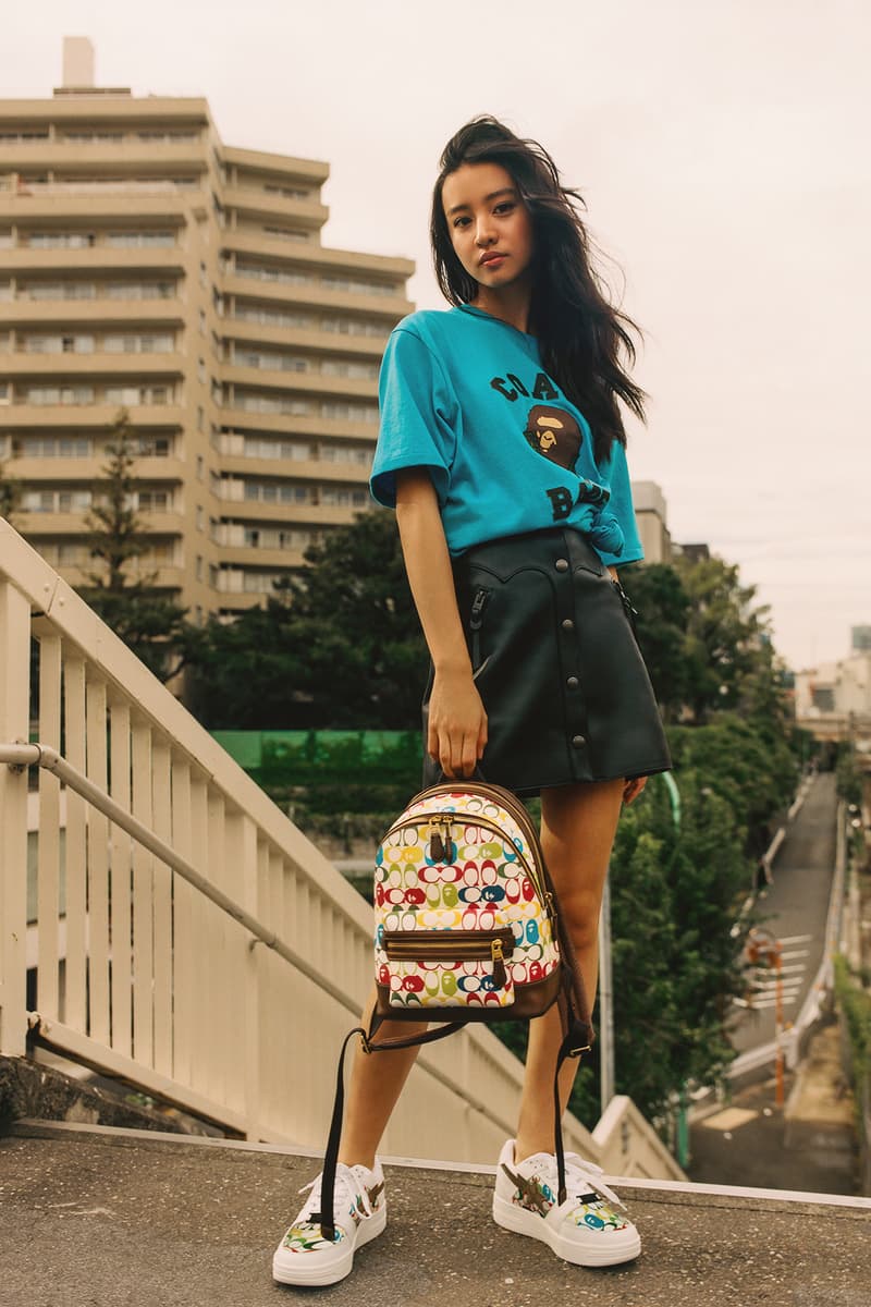 koki bape x coach Collection lookbook