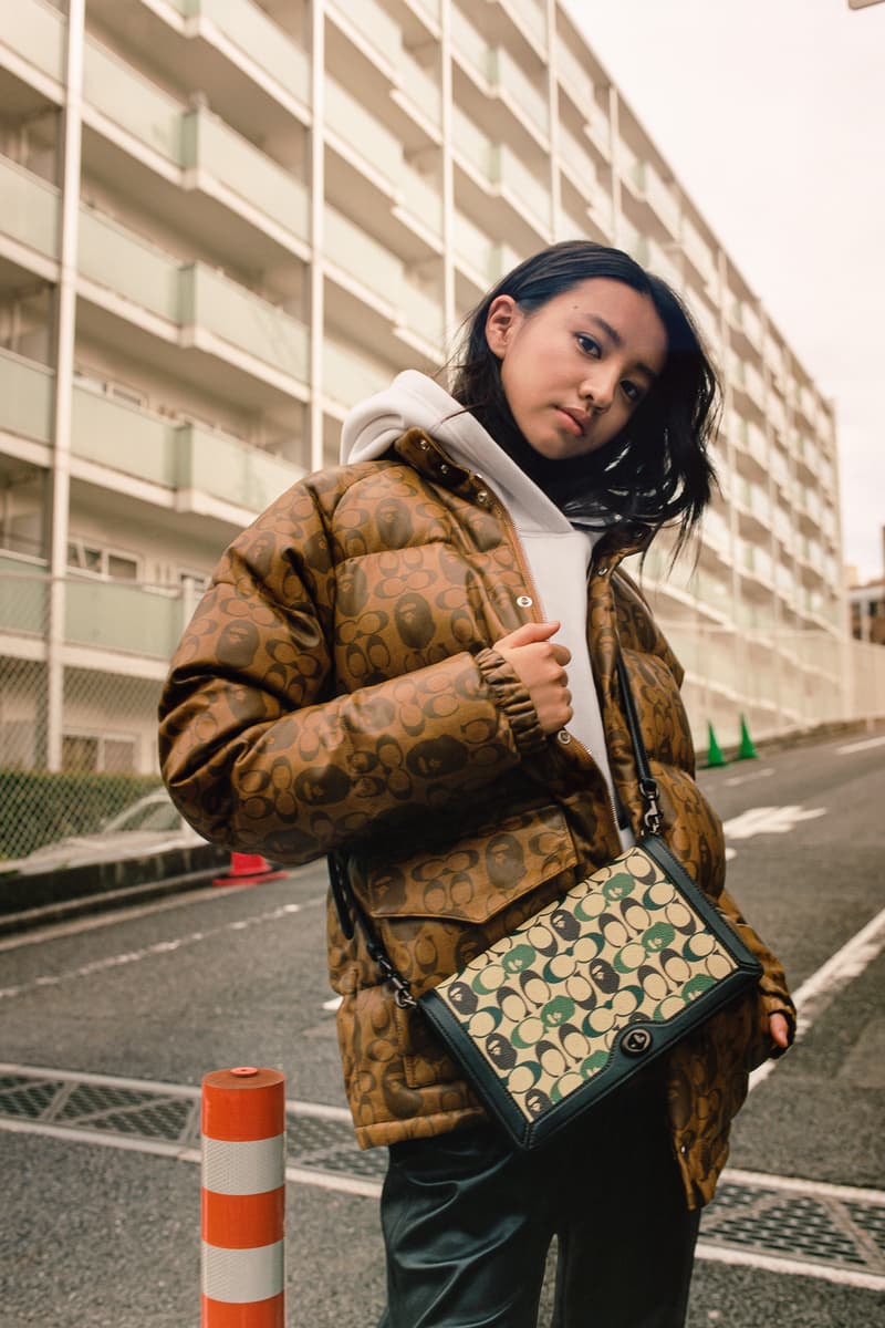 koki bape x coach Collection lookbook