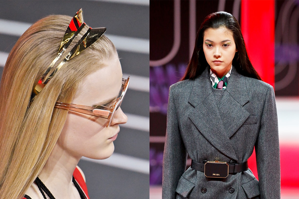 Milan Fashion Week 2020 Fall Winter Beauty Trends Makeup Hairstyles Trends 2020 Gucci Prada Moschino Fendi Jil Sander Vivetta Max Mara Marni 