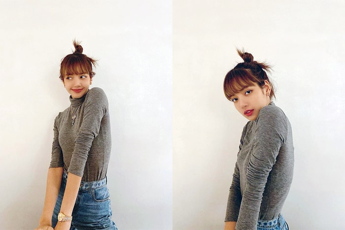 BLACKPINK Lisa 一身「學生妹」造型,出發米蘭時裝週!