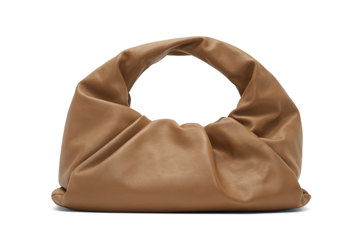 Bottega Veneta Tan Small Shoulder Pouch Bag