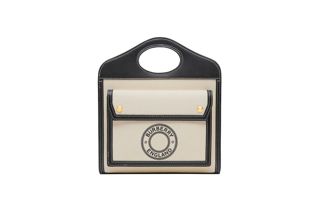 BURBERRY CRAFTS ITS SIGNATURE BAGS IN CANVAS FOR THE SS20 SEASON