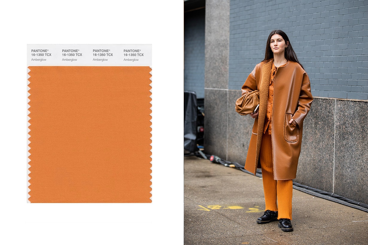 fall 2020 street style trends pantone colors New York fashion week