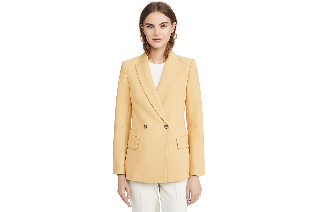 Club Monaco Double Breasted Blazer