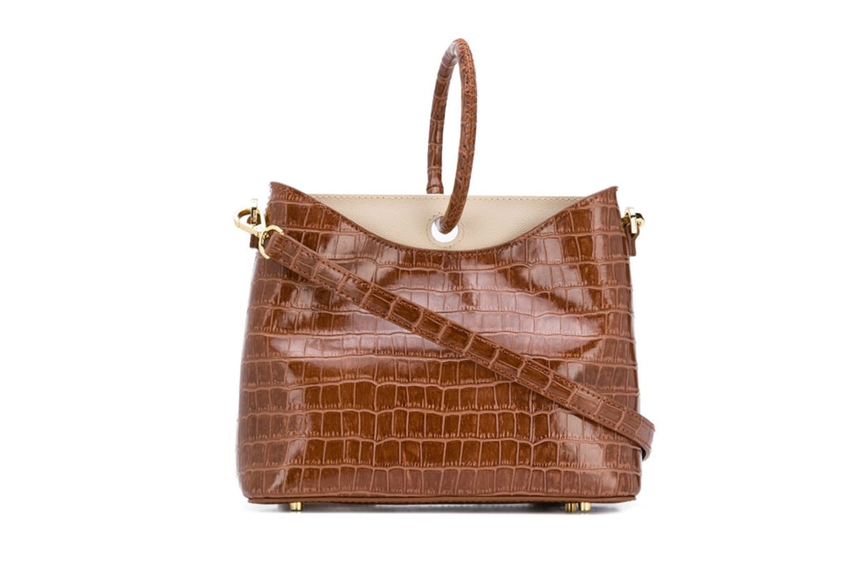 Croc Embossed Tote Bag