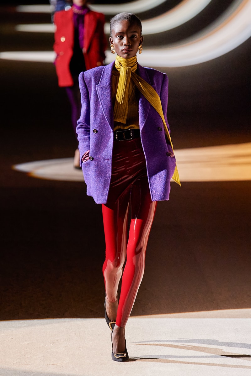 saint laurent Anthony Vaccarello pfw 2020fw paris