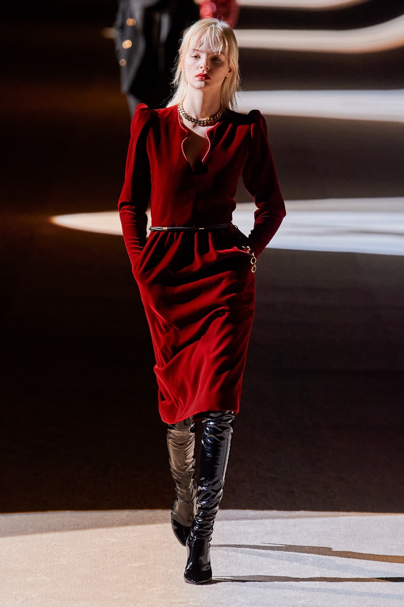 saint laurent Anthony Vaccarello pfw 2020fw paris