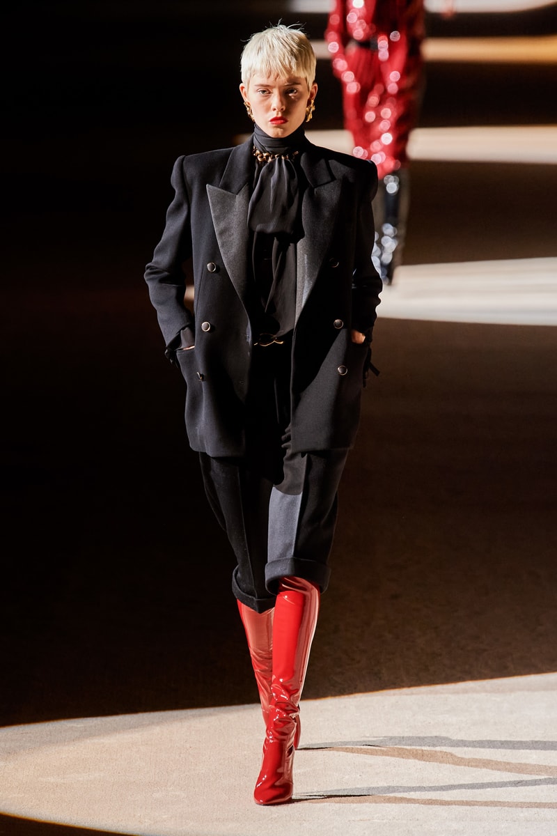 saint laurent Anthony Vaccarello pfw 2020fw paris