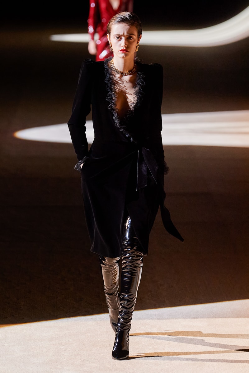 saint laurent Anthony Vaccarello pfw 2020fw paris