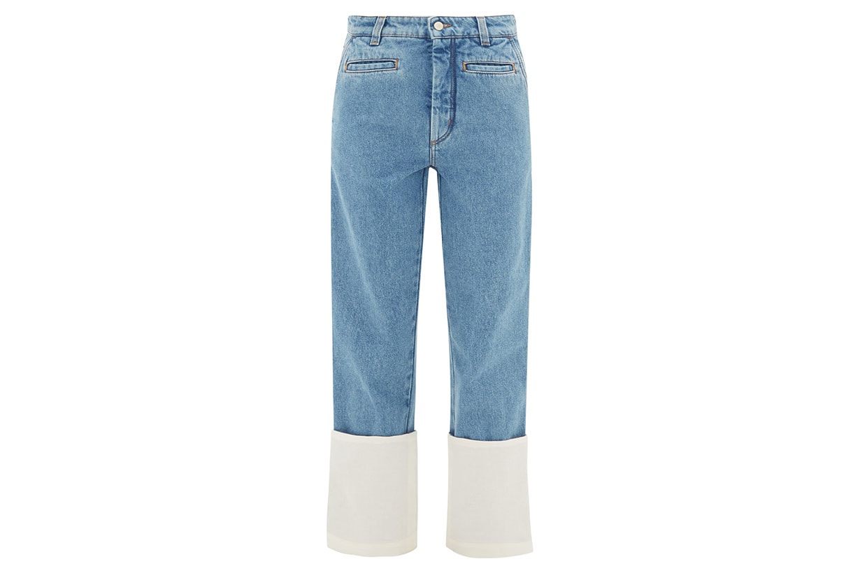 Fisherman Turn-up Cuff Jeans