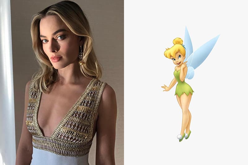 margot robbie tinker bell in Disney’s Live-Action Peter Pan