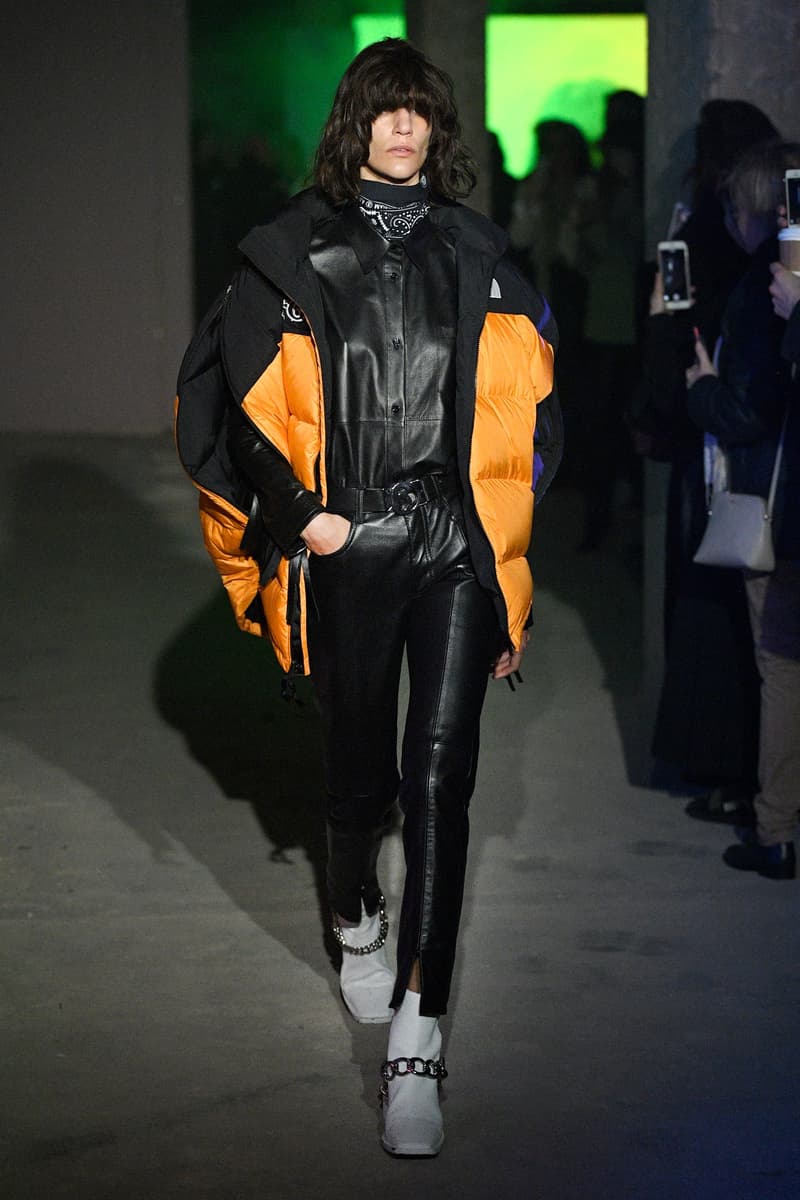 mm6 maison margiela the north face collaboration aw20 lfw fashion show
