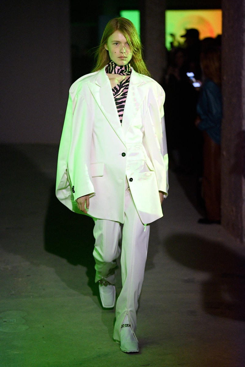 mm6 maison margiela the north face collaboration aw20 lfw fashion show