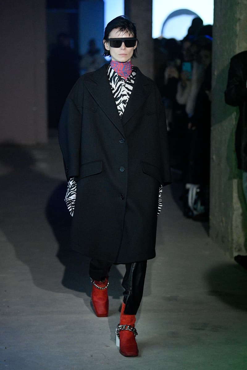 mm6 maison margiela the north face collaboration aw20 lfw fashion show