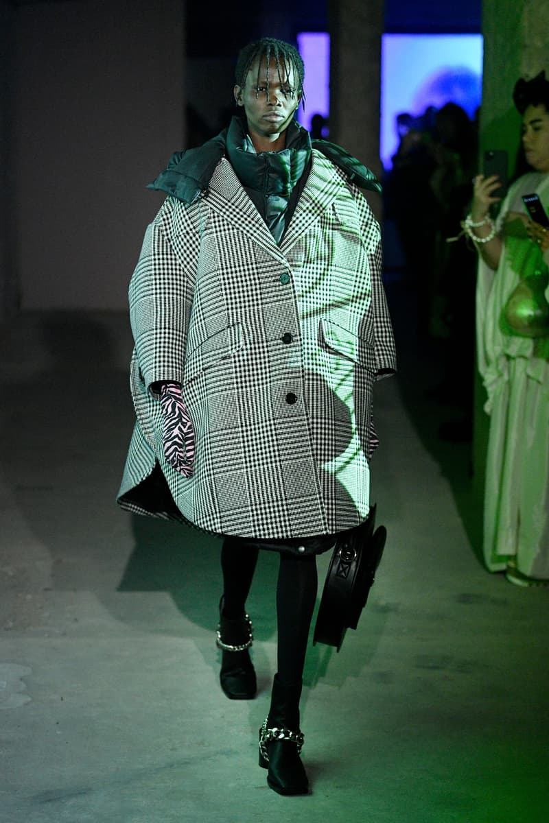 mm6 maison margiela the north face collaboration aw20 lfw fashion show