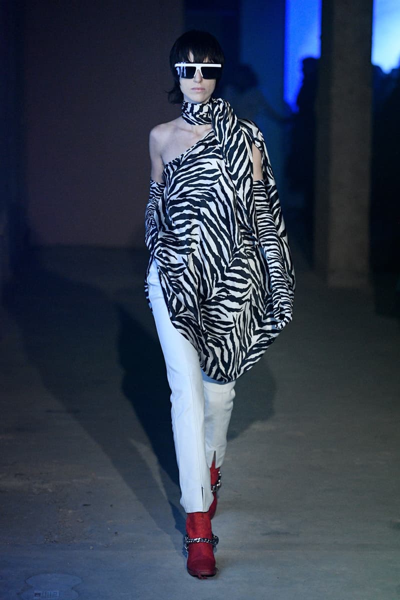 mm6 maison margiela the north face collaboration aw20 lfw fashion show