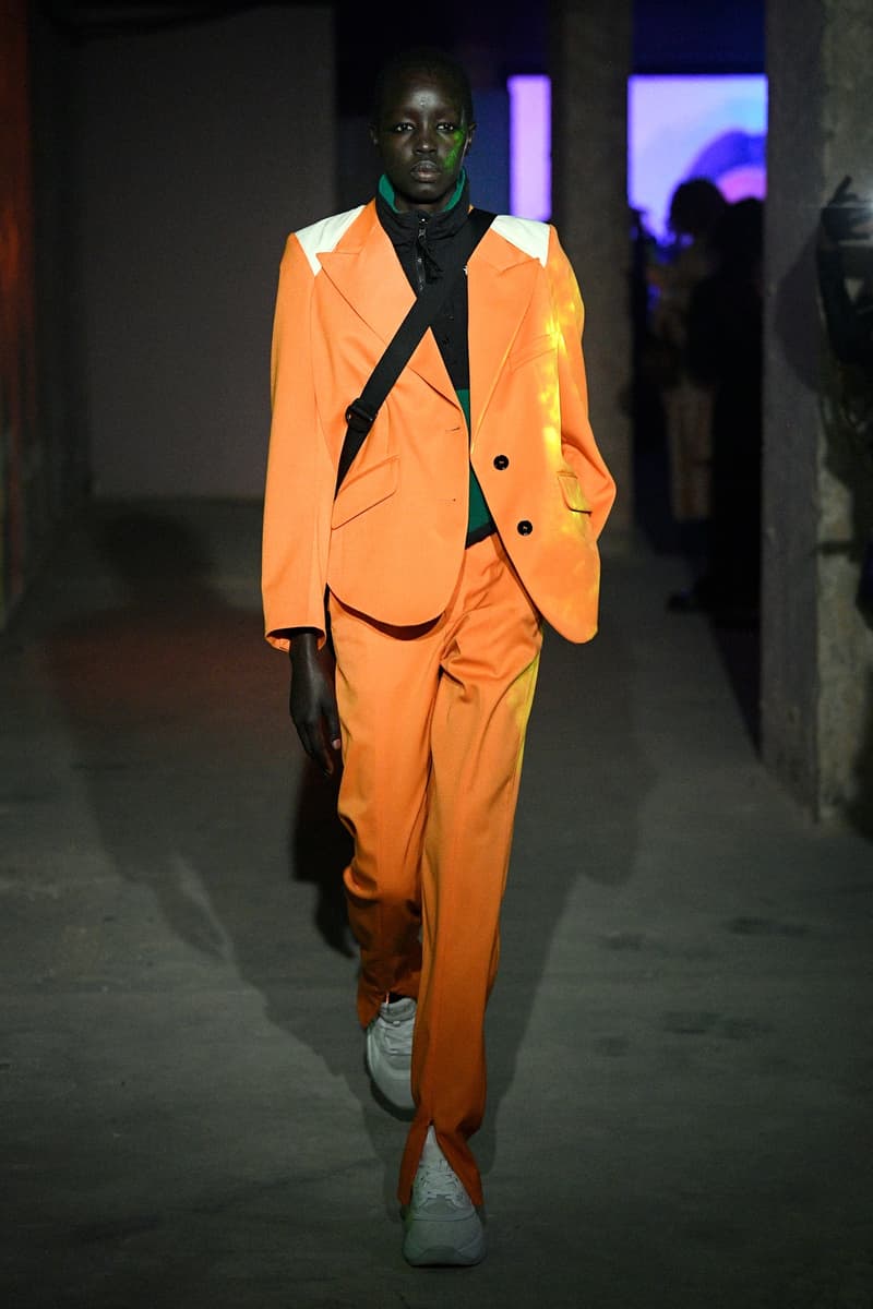 mm6 maison margiela the north face collaboration aw20 lfw fashion show