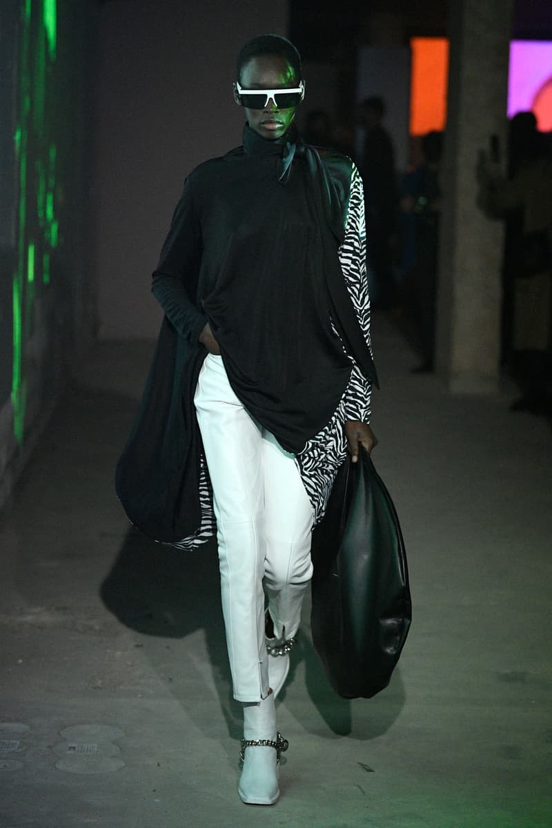 mm6 maison margiela the north face collaboration aw20 lfw fashion show