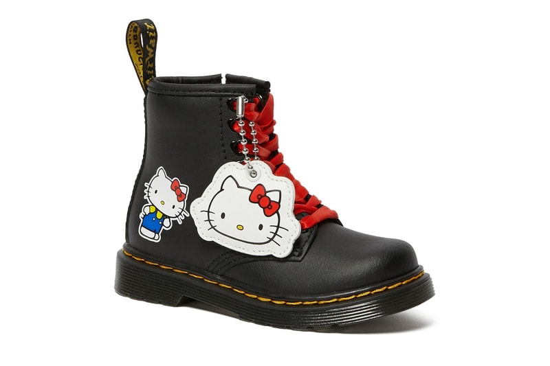 dr Martens hello kitty collaboration collection boots shoes
