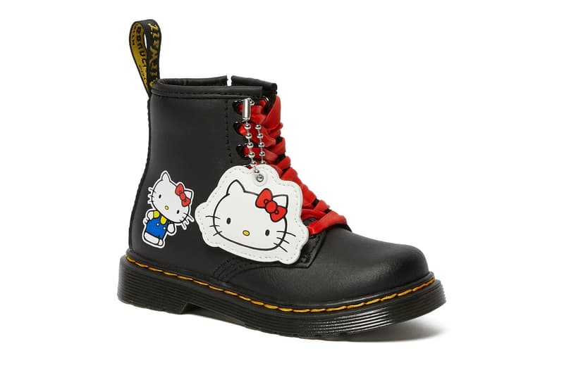 dr Martens hello kitty collaboration collection boots shoes