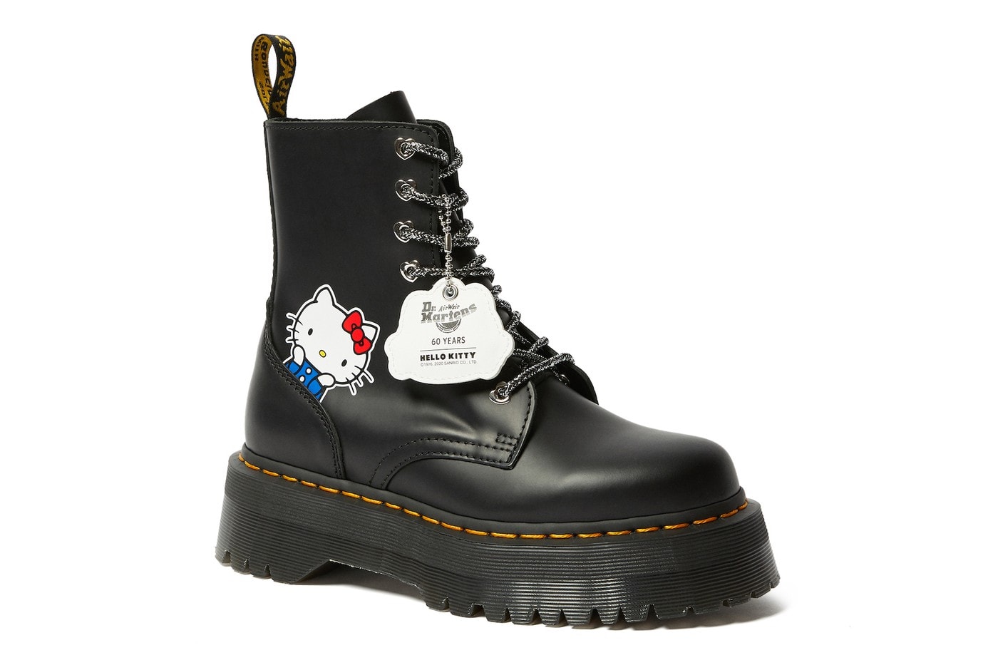 dr Martens hello kitty collaboration collection boots shoes