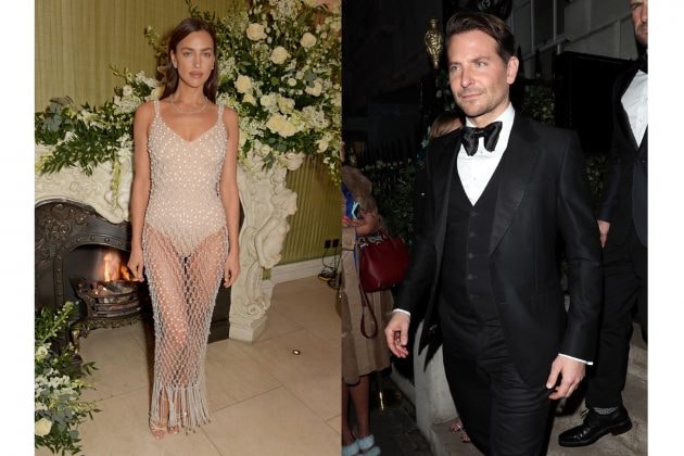 irina shayk bradley cooper BAFTA after party first met
