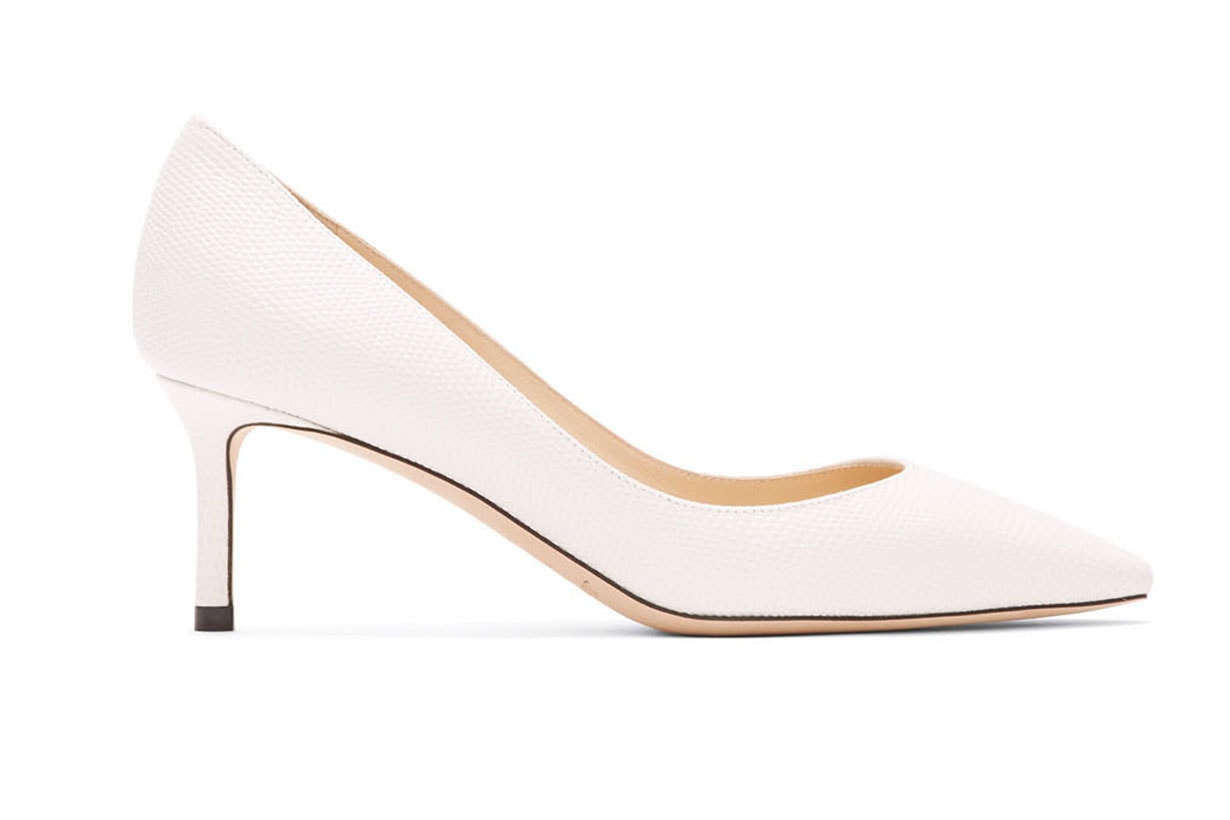 Jimmy Choo Off-White Romy 60 Heels