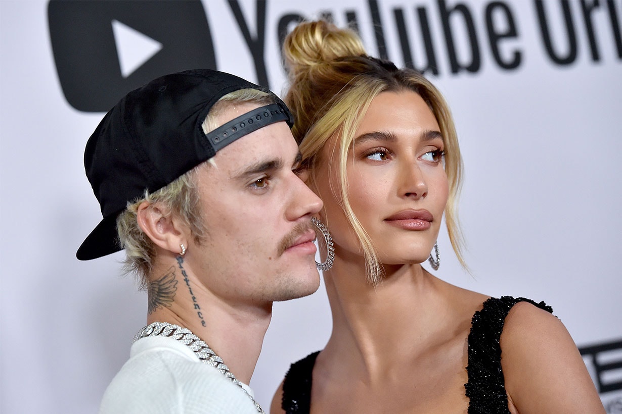 Justin Bieber and Hailey Bieber attend the Premiere of YouTube Original's "Justin Bieber: Seasons" at Regency Bruin Theatre on January 27, 2020 in Los Angeles, California.