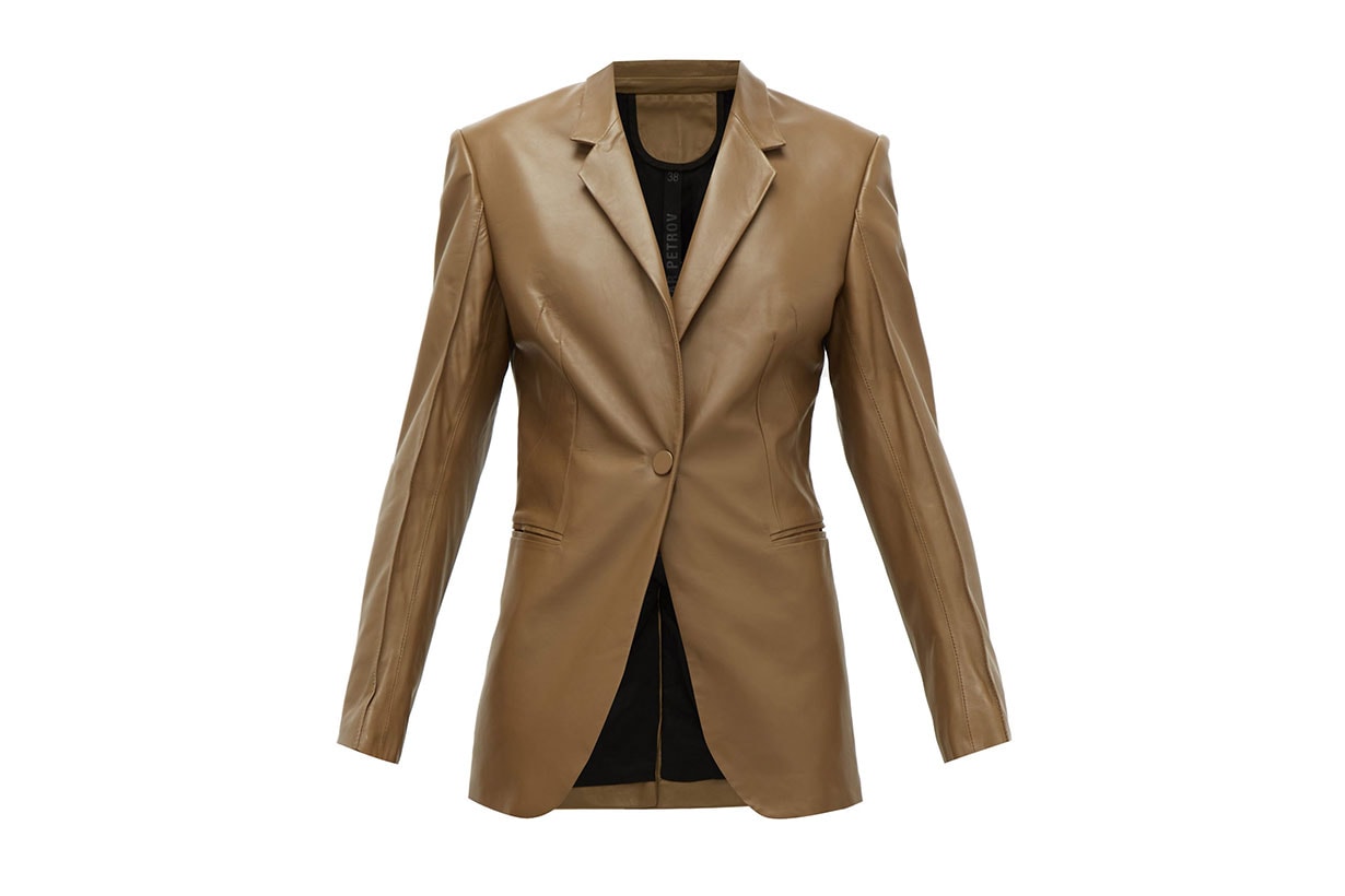 Justus Single-breasted Leather Jacket