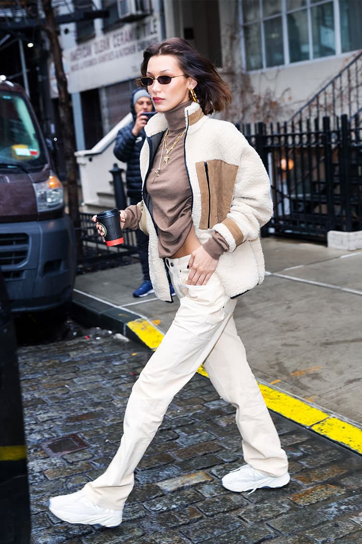 Bella Hadid out and about on February 11, 2020 in New York City.