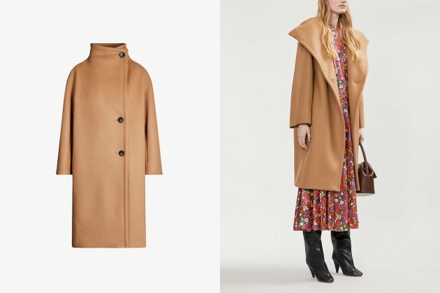 son ye jin maje camel coat outfit where buy