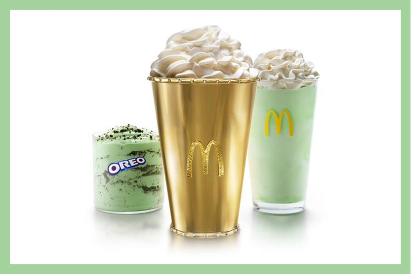 mcdonalds golden shamrock shake info