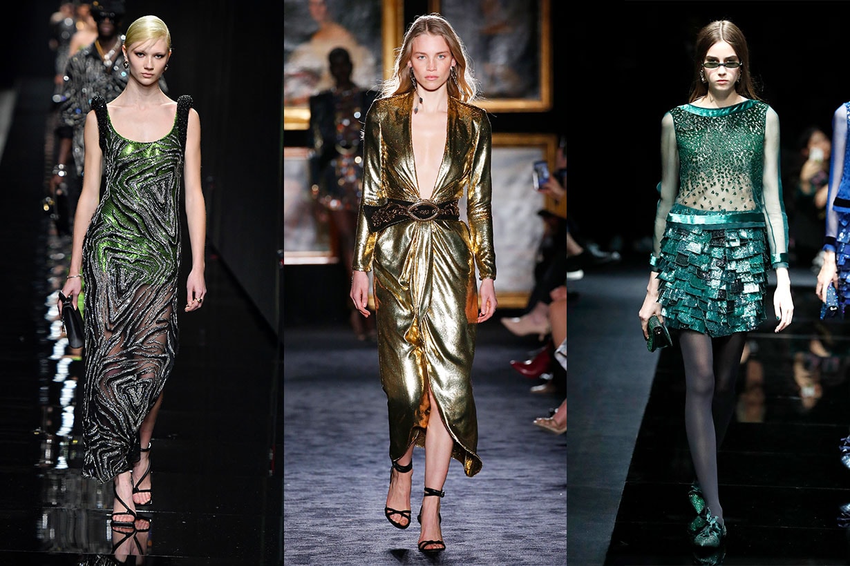 Emporio Armani, Etro, Versace