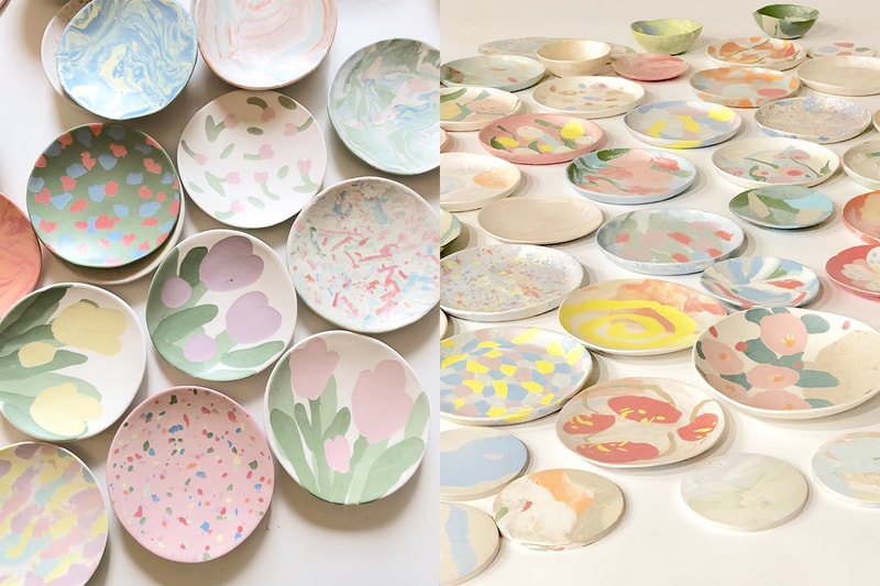 mwm_euljiro mwm Korea Cafe Ceramic Plates Coffee Seoul Cafe Workshop Marbling