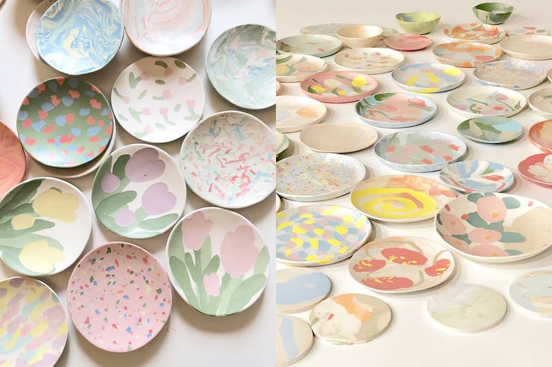 mwm_euljiro mwm Korea Cafe Ceramic Plates Coffee Seoul Cafe Workshop Marbling