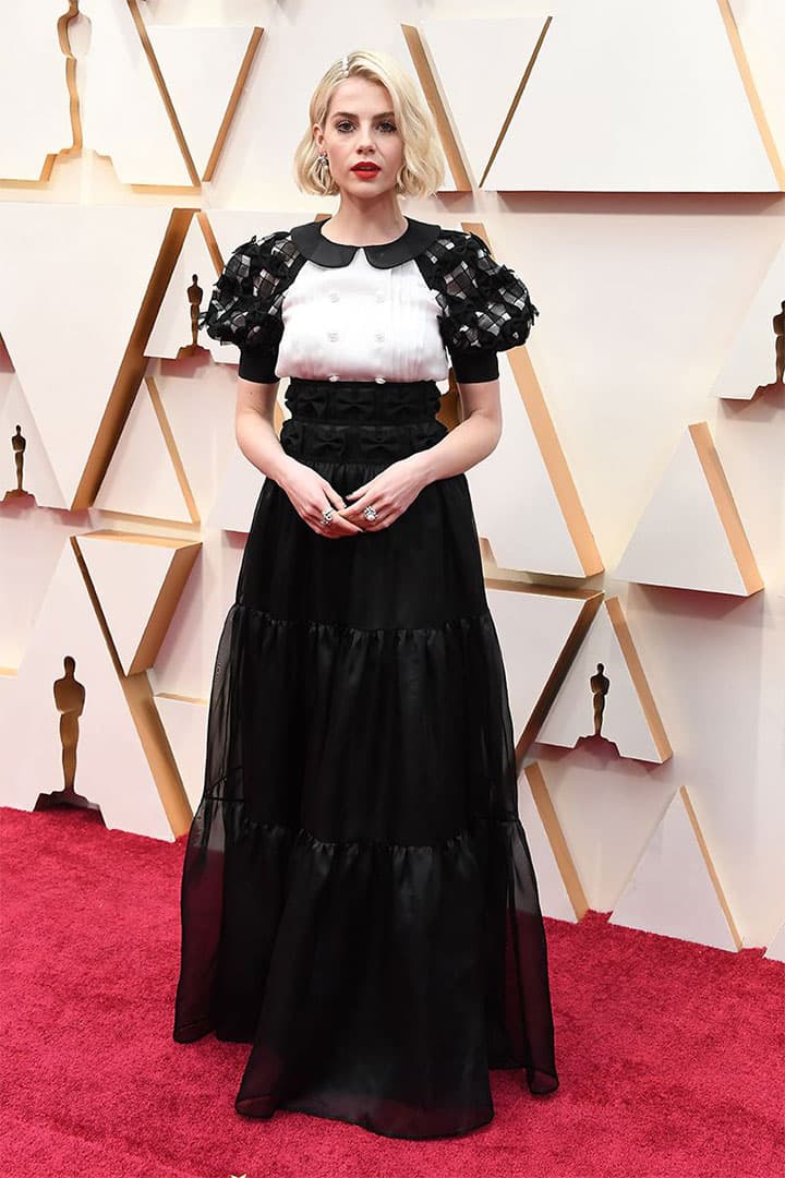 Lucy Boynton Red Carpet Look