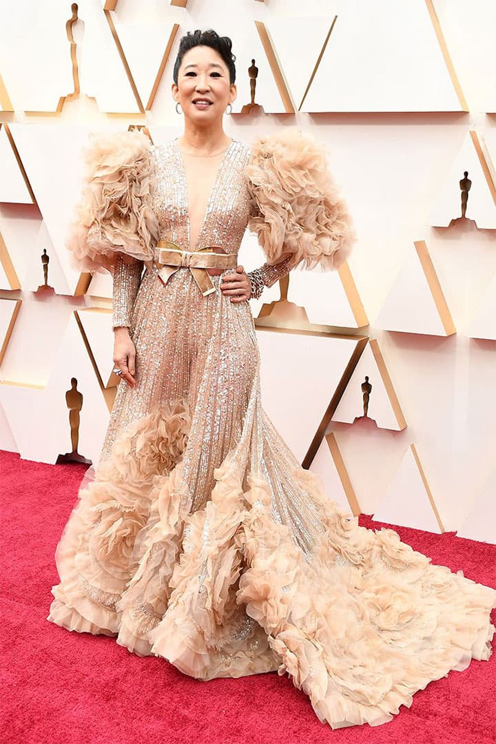 Sandra Oh Red Carpet Look