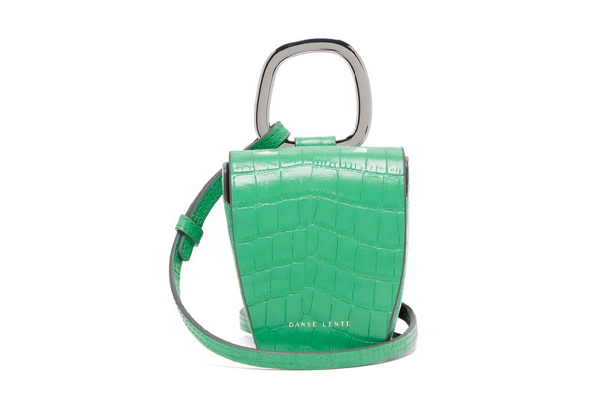 Pablo Crocodile-effect Leather Cross-body Bag