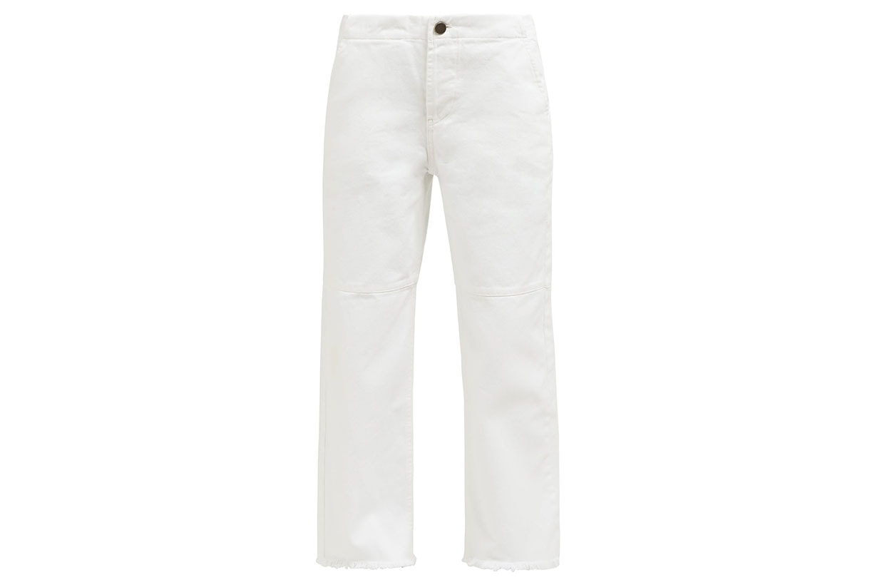 Panelled Wide-leg Jeans