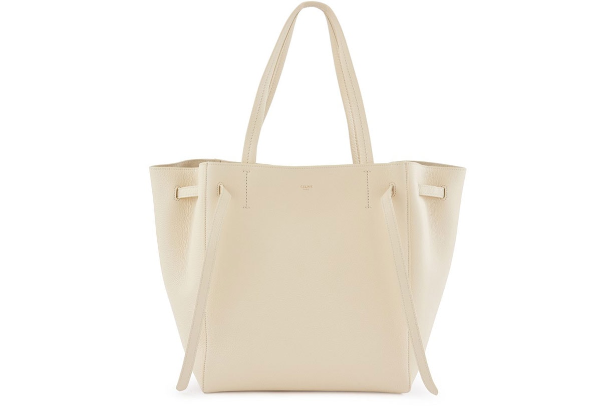 Phantom Small Tote Bag in Grained Calfskin