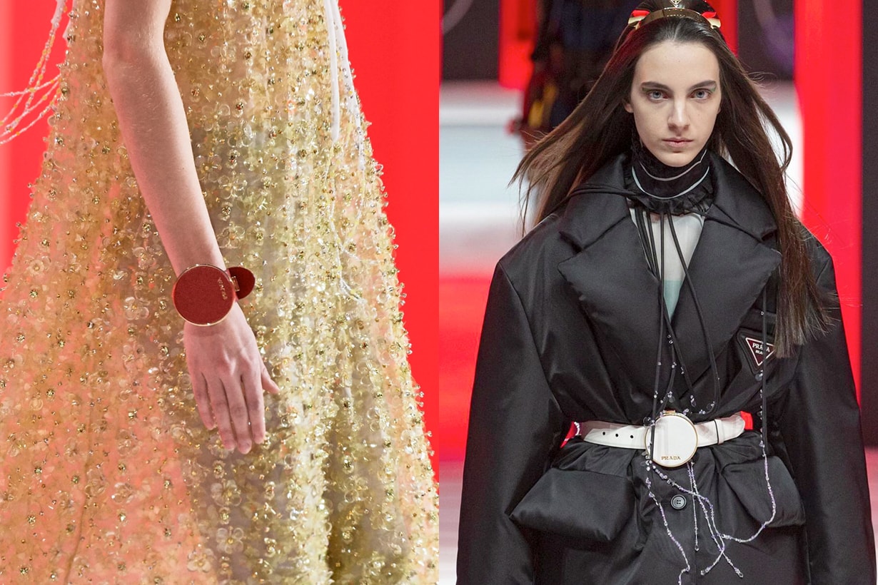 milan fashion week micro bag accessory belt necklace 2020 fw