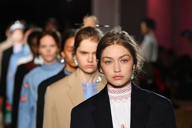 Gigi Hadid on Prada Runway